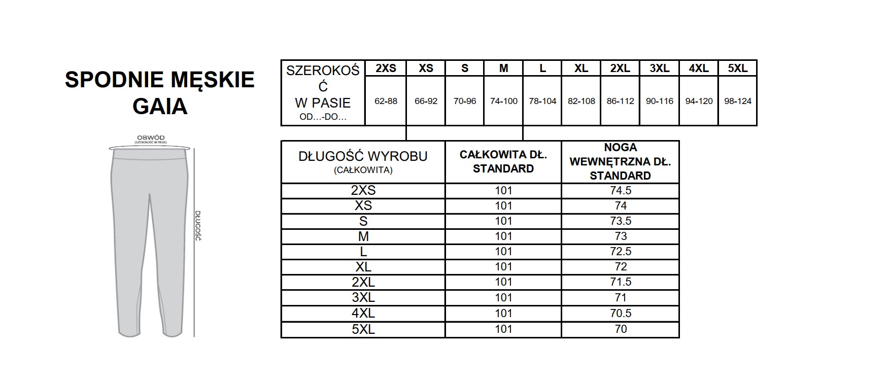 GAIA Herren Medizinische Hose navy blau 2XL