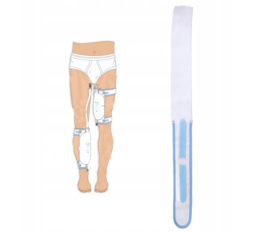 Riemen zum Befestigen von Urinbeuteln am Bein 1St.