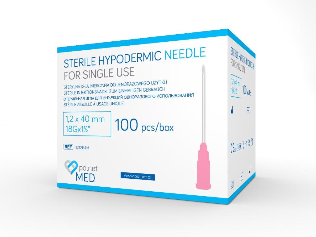 Nadeln j.u. POLnet-MED 1.2 x 40mm 100Stk