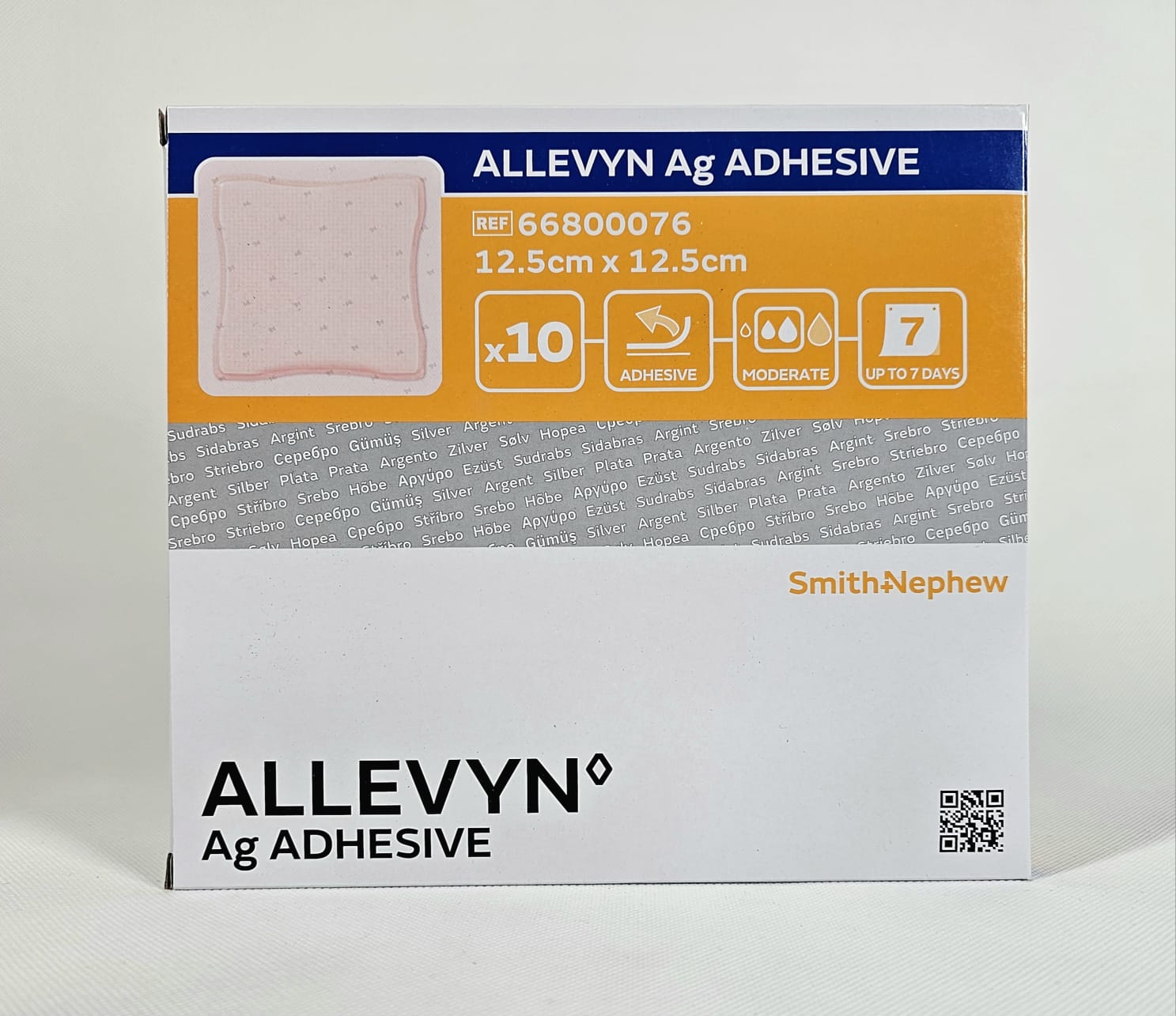 Allevyn Ag Kleber 12,5* 12,5cm 1St.