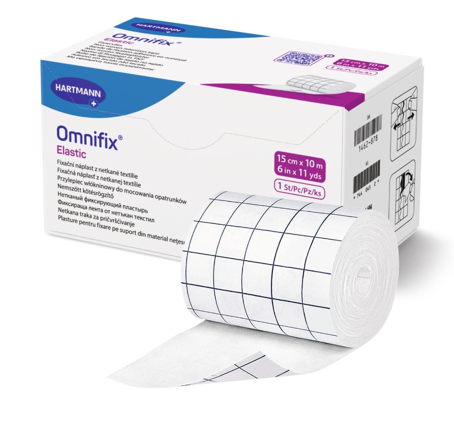 Omnifix Elastisches Pflaster 15cm*10m nicht gewebtes Klebeband Rolle