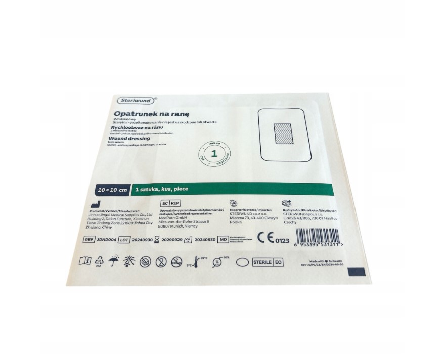 Verband mit STERIWUND Saugeinlage 10cm x 10cm 25 Stk.