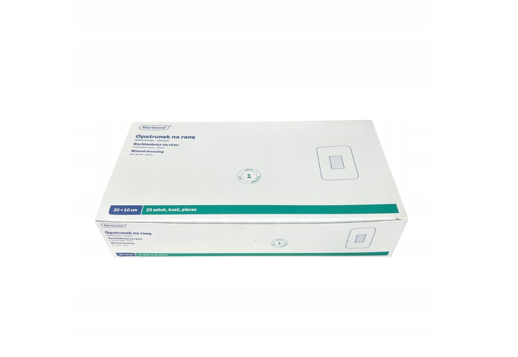 Verband mit STERIWUND Saugeinlage 20cm x 10cm 25 Stk.