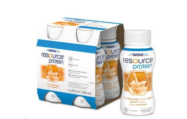 Resource Protein 4x200ml mit Aprikosengeschmack