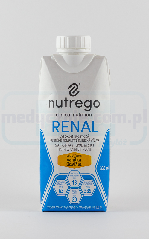 Nutrego Renal 330ml Vanille hyperkalorisch reduziertes Elektrolyt 1St.