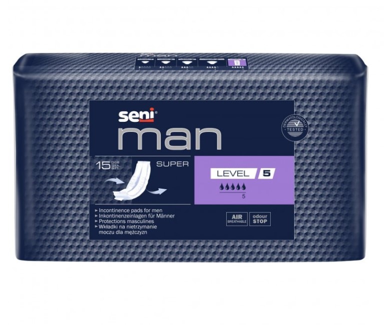 15Stück Seni Man Level 5 Extra urologische Einlagen für Männer