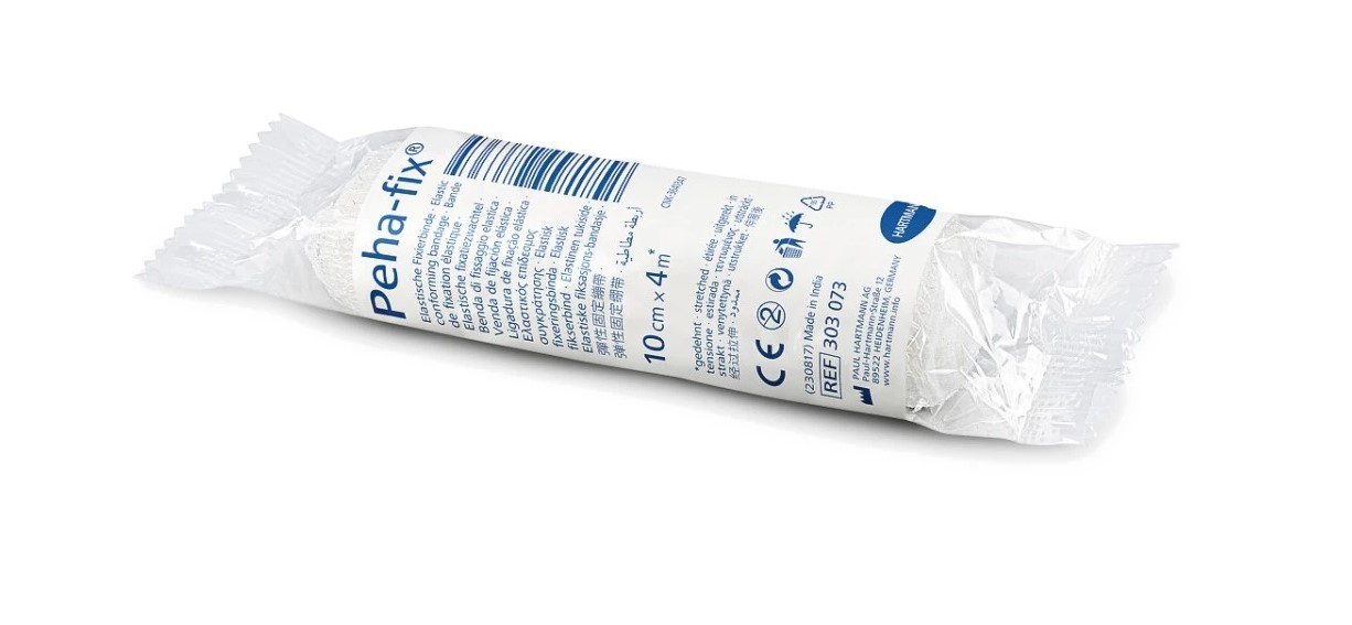 Peha-Fix 10cm *4m 1pc einzeln verpackt, halbflexible Binde