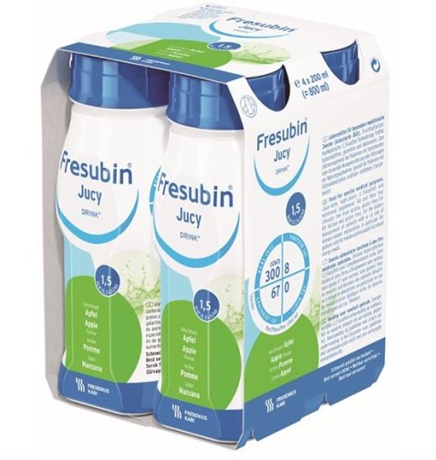 Fresubin Saftiges Getränk Apfel 4x200ml