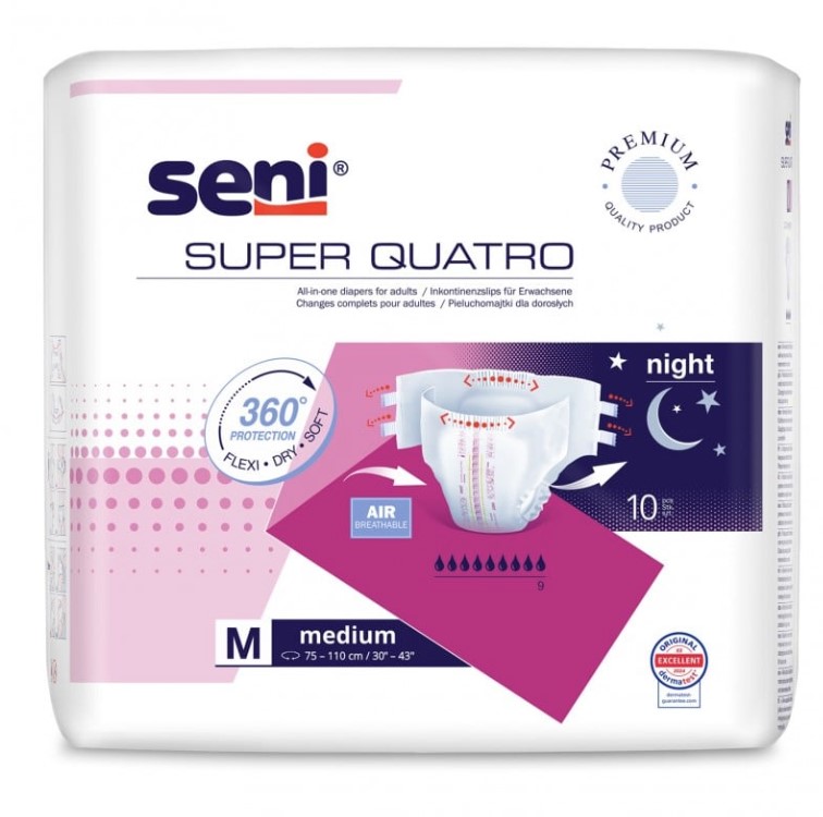 Seni Super Quatro M Windeln 10 Stk.
