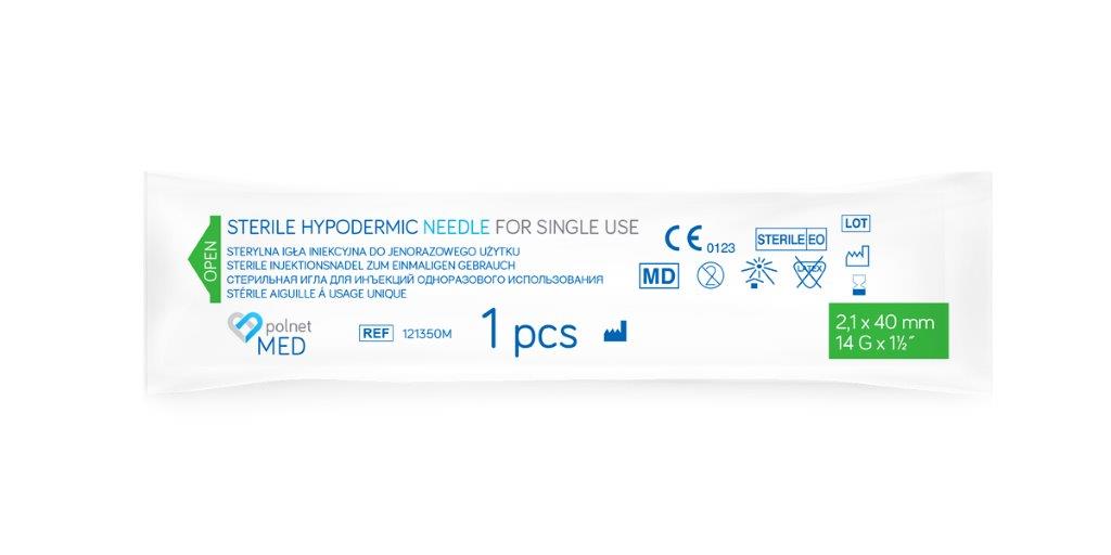 Nadeln j.u. POLnet-MED 2.1 x 40mm 100Stk. – Bild 2