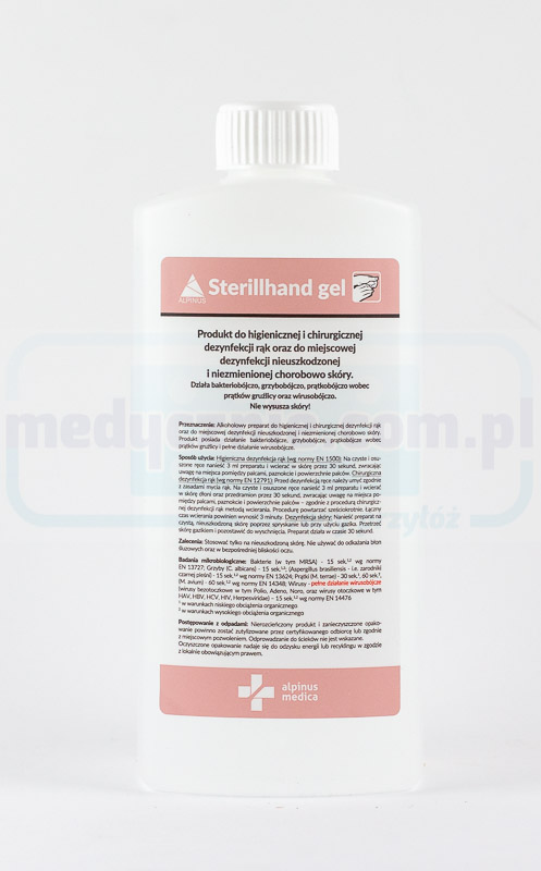 Sterillhand Gel 500ml mit Pumpe für die chirurgische und hygienische Händedesinfektion