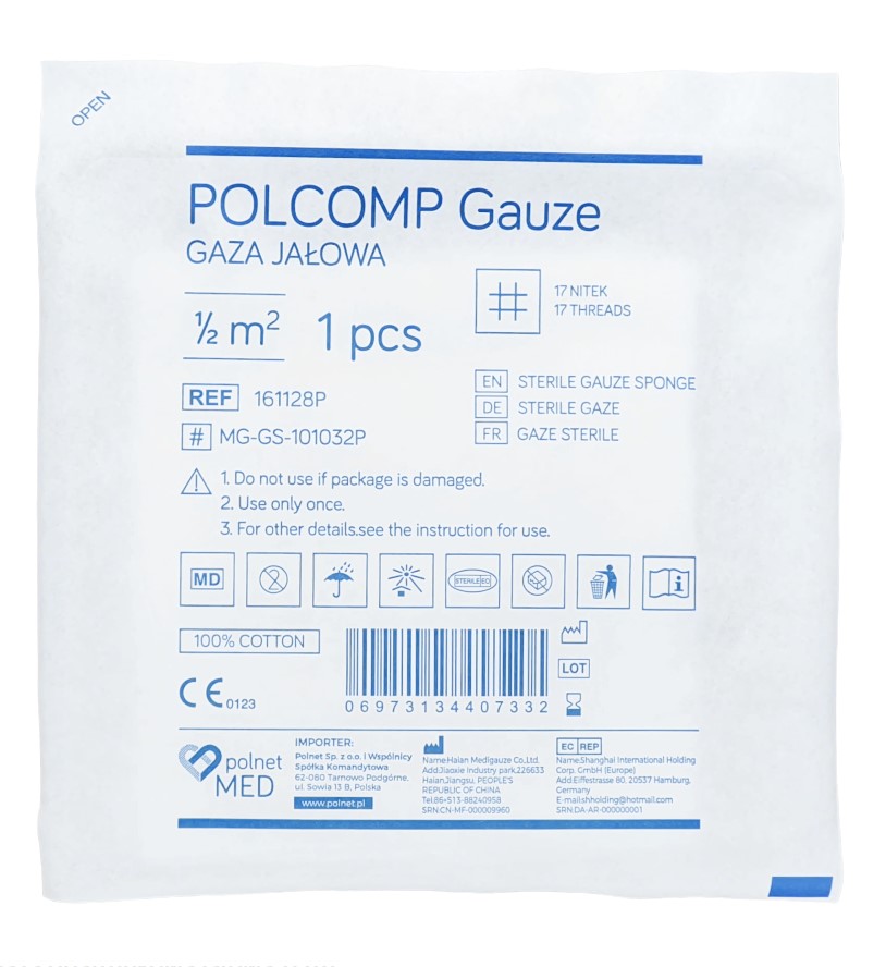 Steriler Verbandmull 17N 1/2m2 1St.