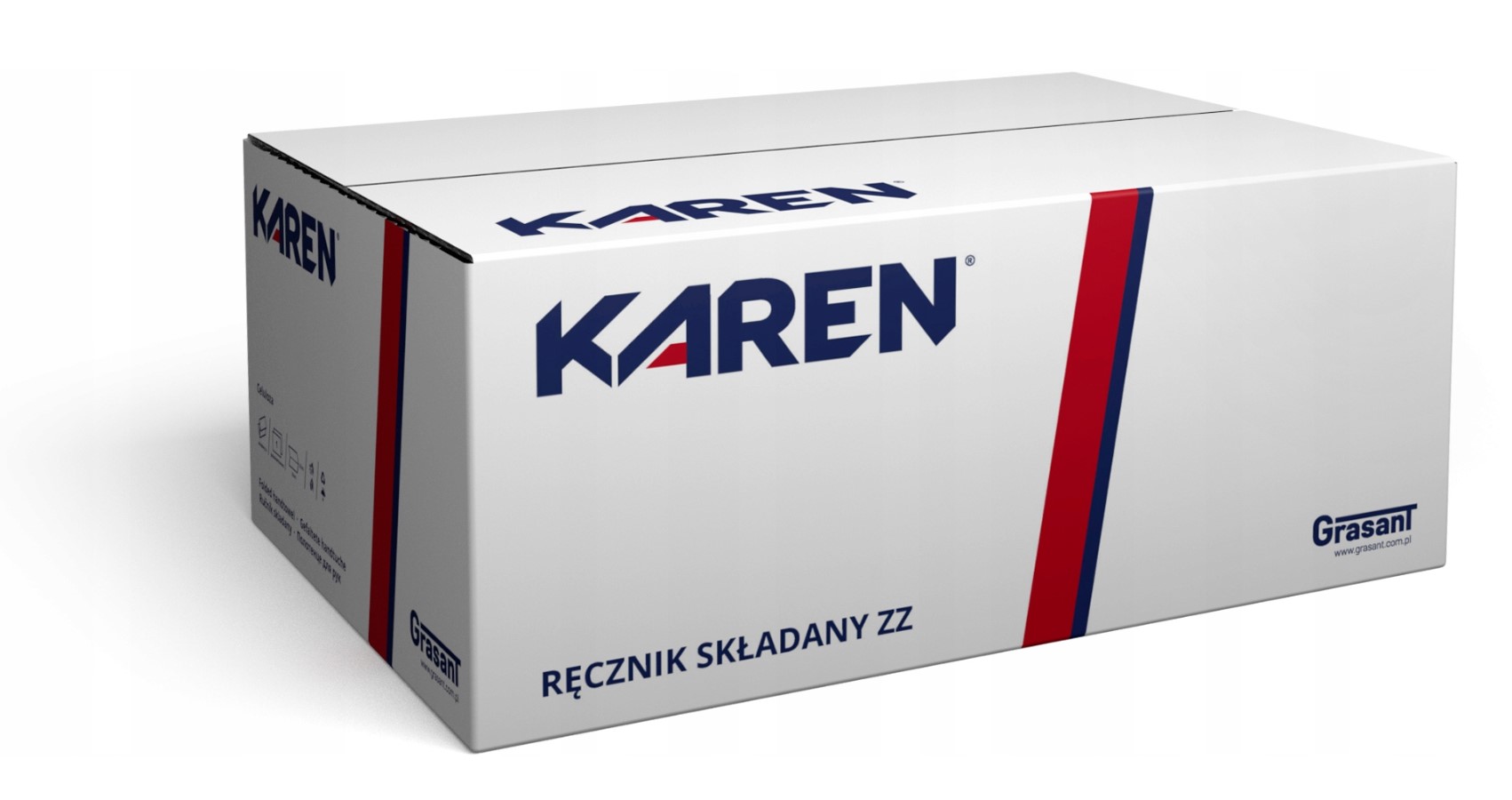 Falthandtuch ZZ 25*20 cm weiß 1St. (a'150St.) – Bild 2