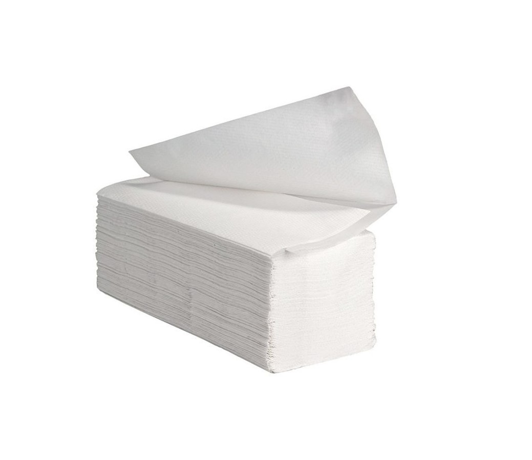 Falthandtuch ZZ 25*20 cm weiß 1St. (a'150St.) – Bild 3