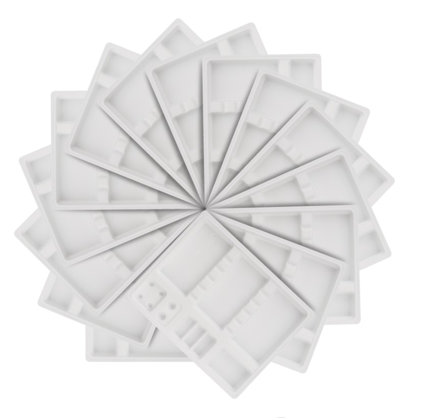 Zahnschienen j.u. weiß 100Stk.