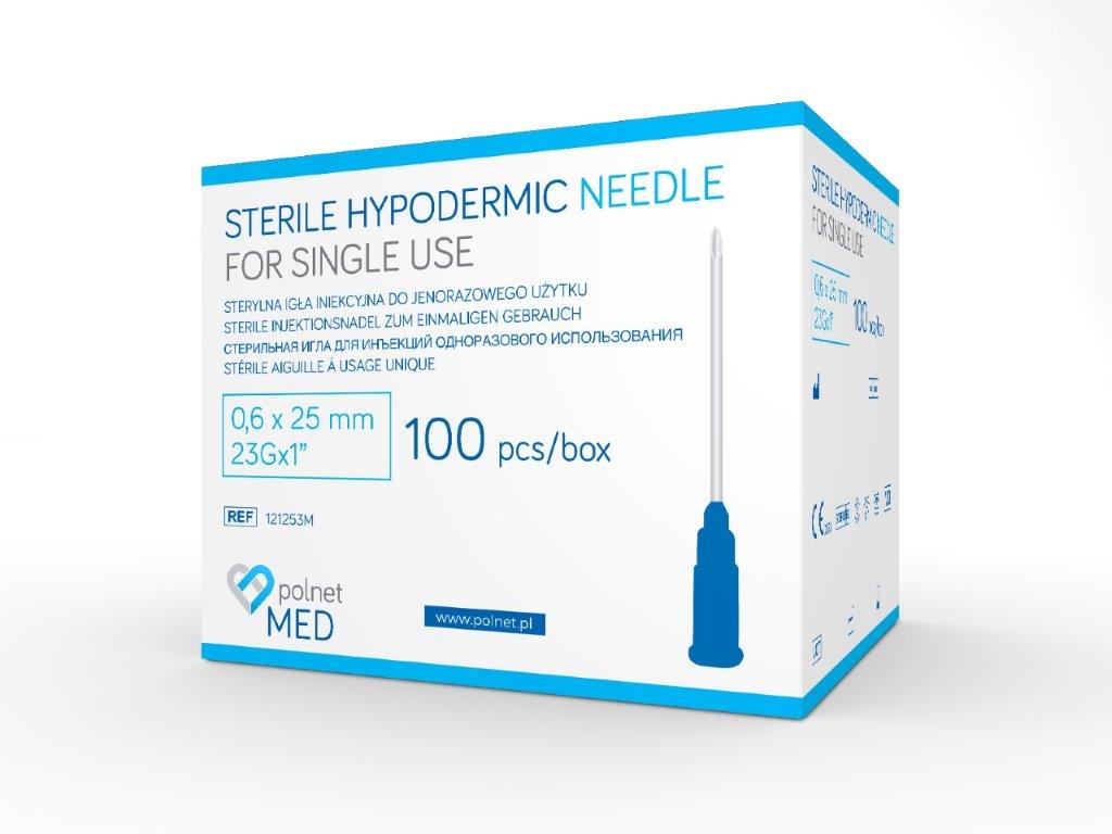 Nadeln j.u. POLnet-MED 0.6 x 25mm 100Stk