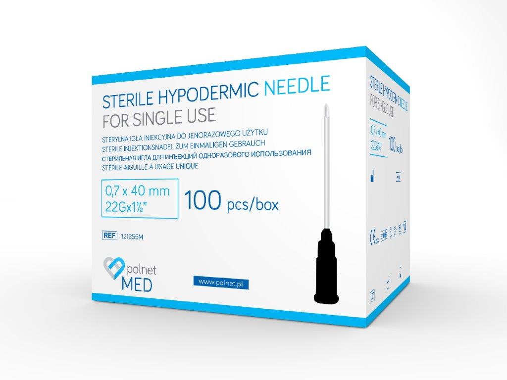 Nadeln j.u. POLnet-MED 0.7 x 40mm 100Stk