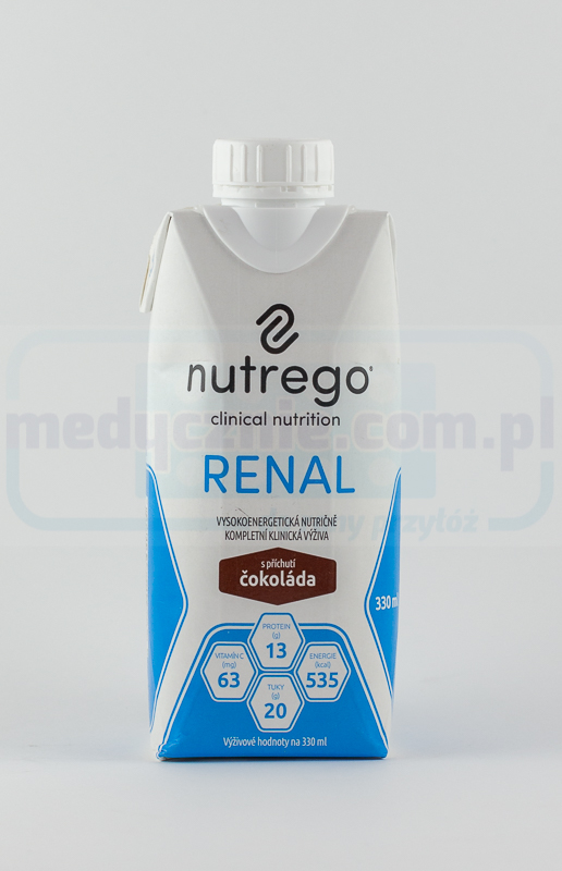 Nutrego Renal 330ml Schokolade hyperkalorisch reduziertes Elektrolyt 1pc