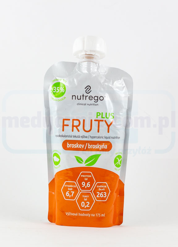 Nutrego Fruty Plus 175 ml Pfirsich Nahrungsergänzungsmittel