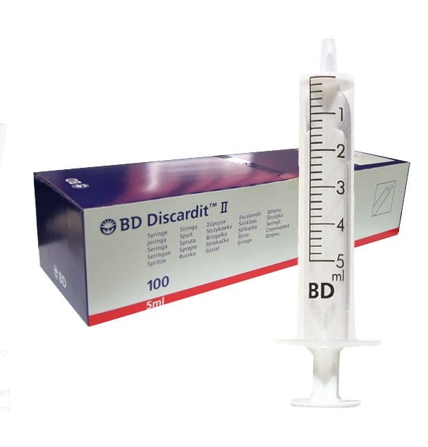 BD Spritzen 5ml 100Stk