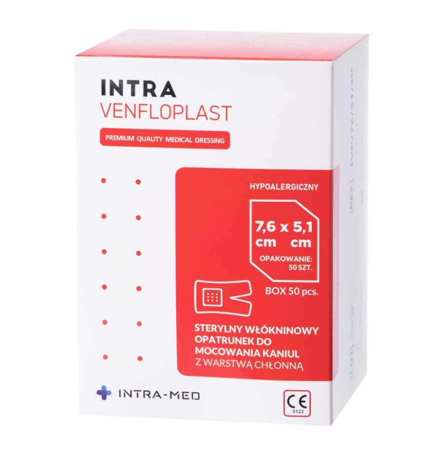 VENFLOPLAST venflon Pflaster 7.6* 5.1cm 50Stk.