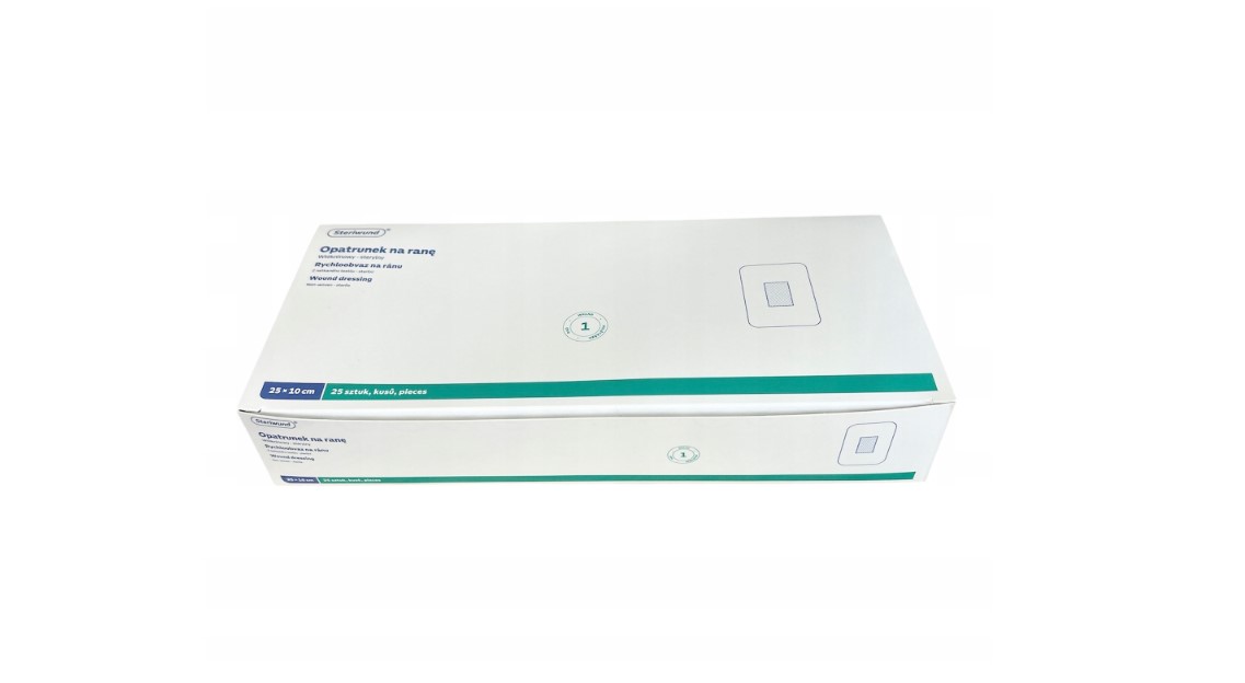 Verband mit Saugeinlage STERIWUND 25cm x 10cm 25Stk.