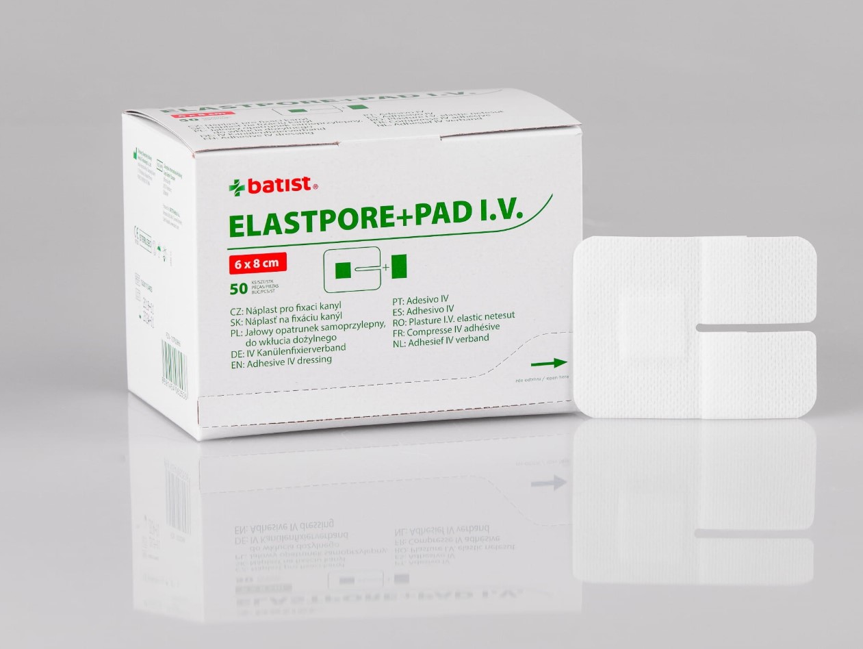 ELASTOPORE+PAD IV Venflonpflaster 6*8cm 50 Stück