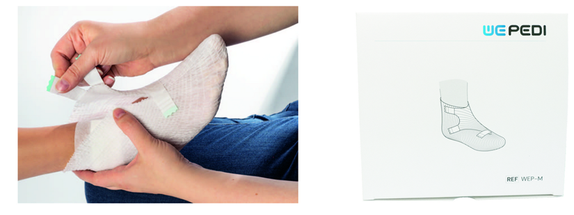 WEPedi Fußfixierbandage Größe M 10St.
