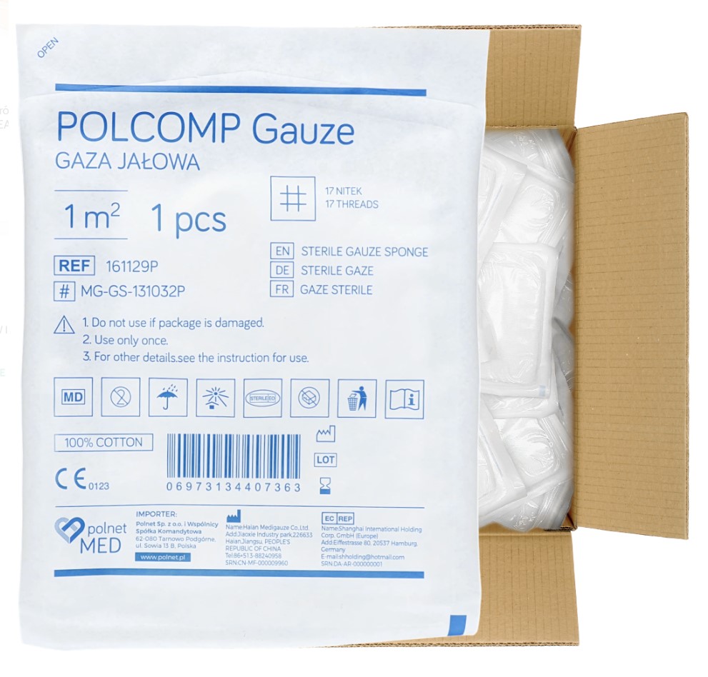 Sterile Gaze 17N - 1m2 100Stk. – Bild 2