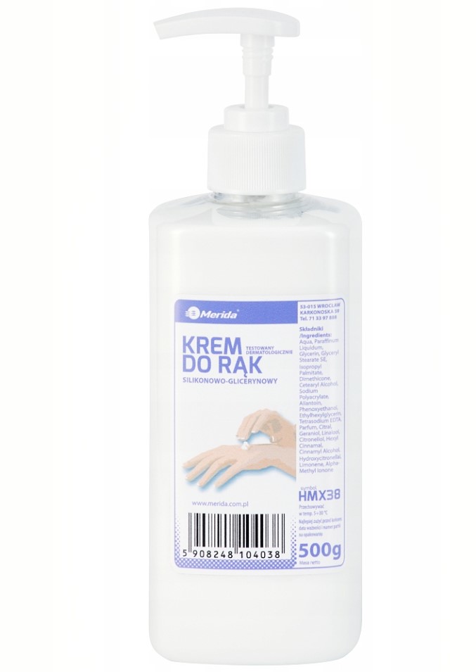Merida Handschutzcreme 500ml mit Pumpe