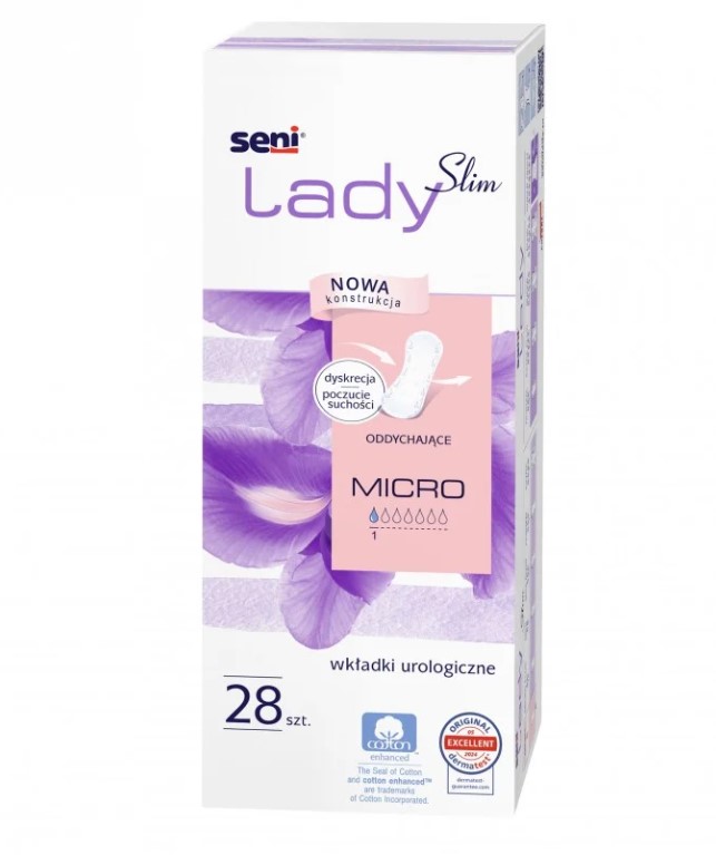 Urologische Einlagen 28pcs Seni Lady Slim Micro