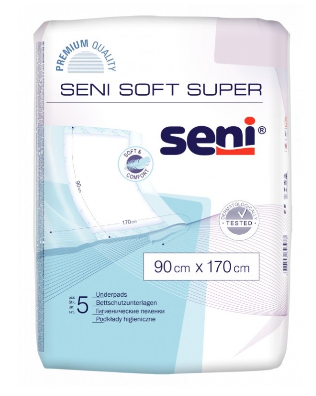 Schutzhülle Seni Soft Super unsteril 90x170 5St.