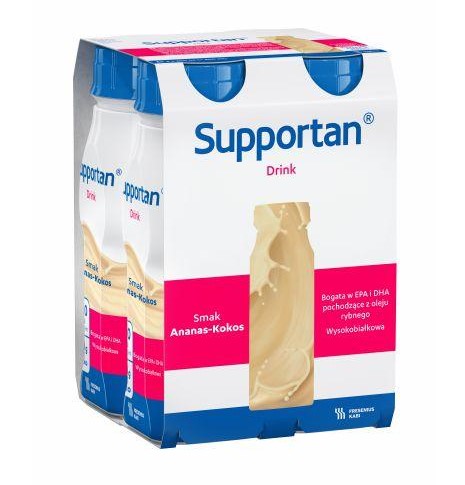 Fresenius Supportan DRINK 4x200ml Ananas-Kokosnuss