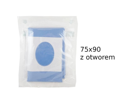 Sterile Immunität REF 150 015 (Papier+Folie) 75*90cm, Loch 6x8cm selbstklebendes steriles Abdecktuch