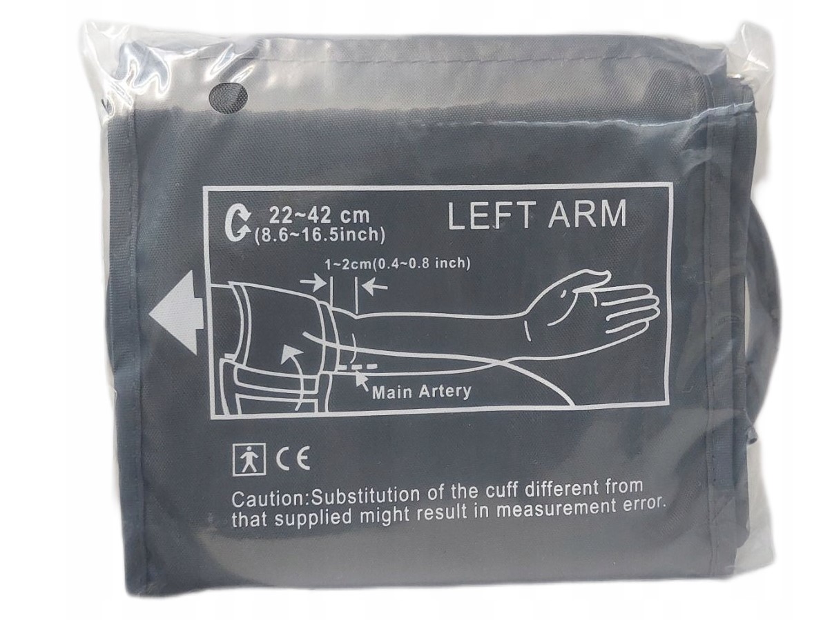 Manschette für Erwachsene 1 Schlauch für elektronisches Blutdruckmessgerät