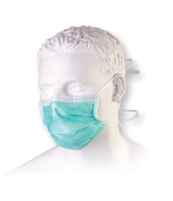 Grüne Hosenmaske 50 Stück Typ II medizinisch, dreilagig