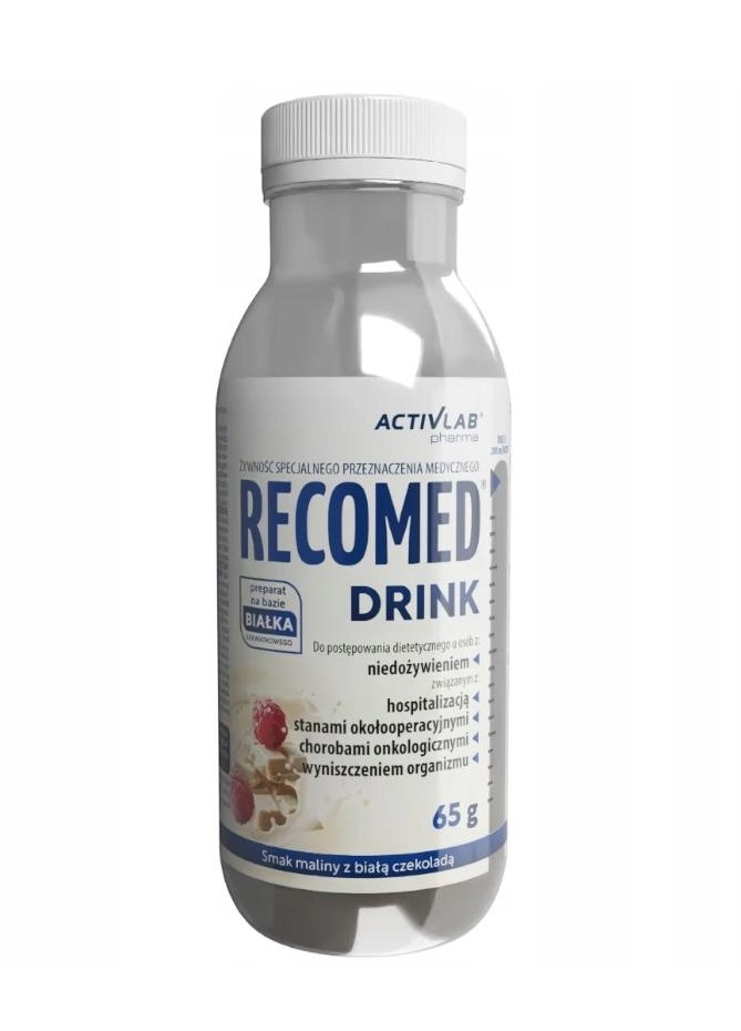 Recomed Drink 65g weiße Himbeerschokolade