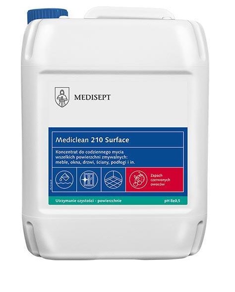Mediclean 210 5L Surface red fruit für die Reinigung aller abwaschbaren Oberflächen