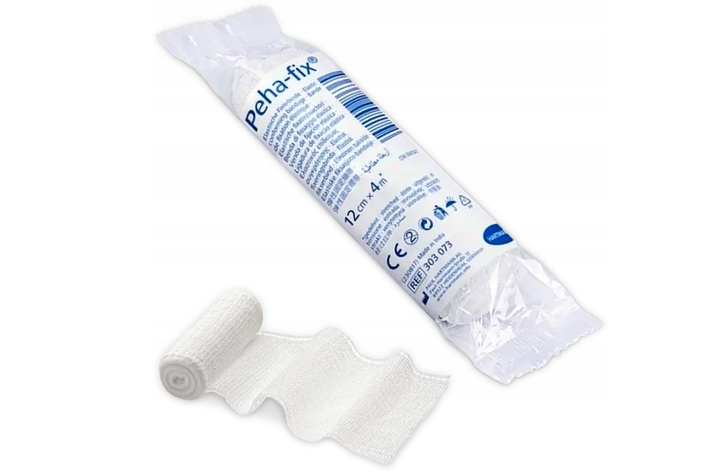 Peha-Fix 12cm *4m 1pc einzeln verpackt, halbflexible Binde