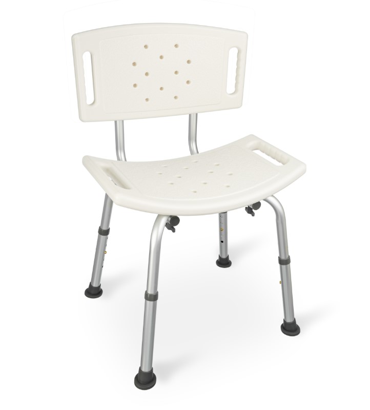 TGR-R KP 350L Duschhocker mit Rückenlehne