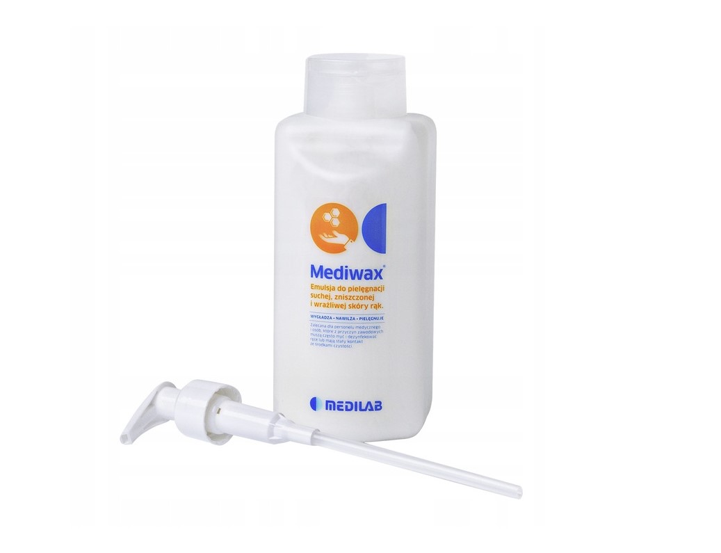 Mediwax 500ml mit Pumpe Emulsion auf Bienenwachsbasis