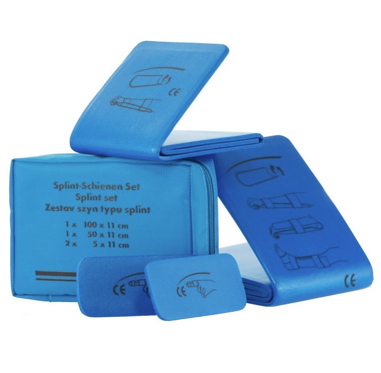 Schienenset (4 Stück) in blauem Etui