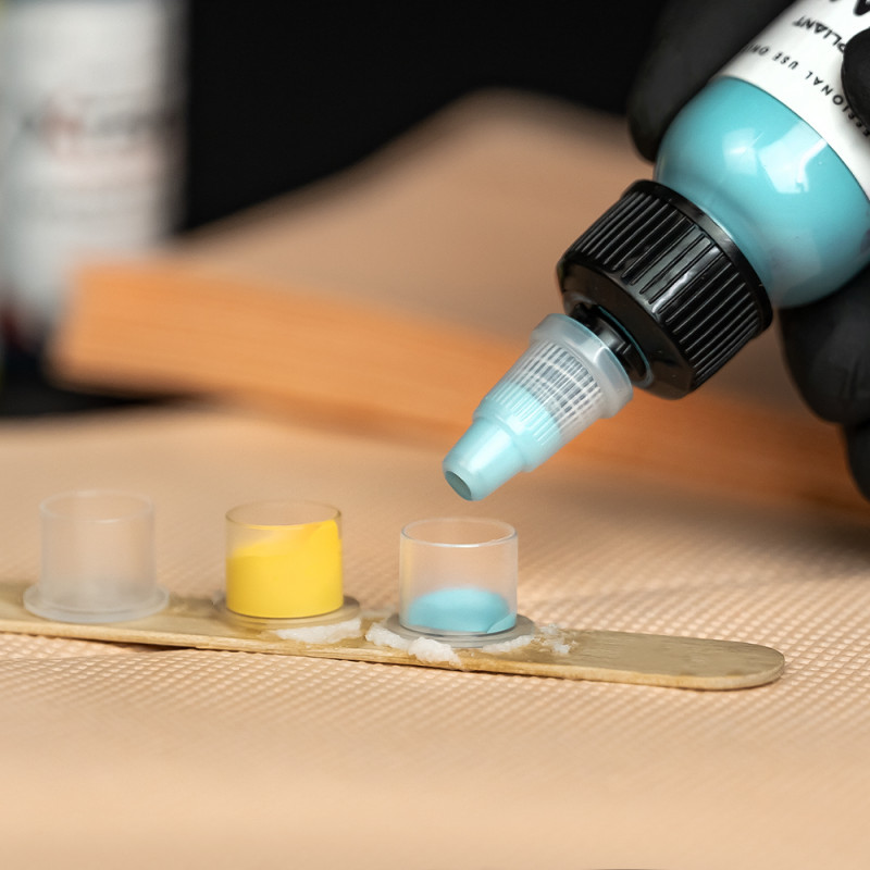 Farbbecher 16ml mit Sockel 100Stk