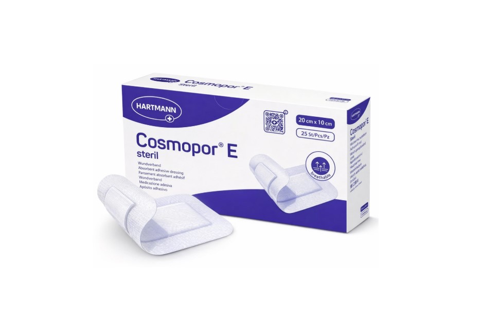 Verband mit Saugeinlage COSMOPOR E 10* 20cm 25Stk