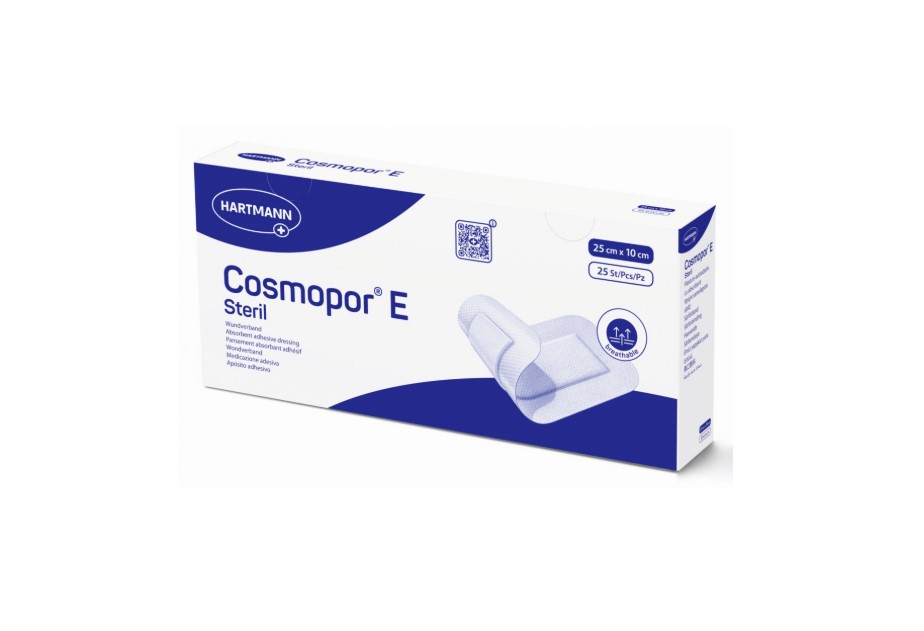Verband mit Saugeinlage COSMOPOR E 10* 25cm 25Stk.