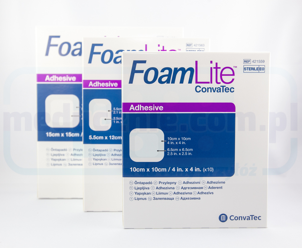 Aquacel Foam Lite 10*10cm mehrschichtiger Schaumstoffverband 1Stk.