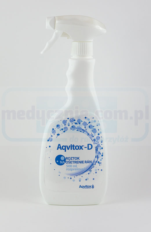 Aqvitox 500ml mit Zerstäuber zur Reinigung und Desinfektion von Wunden