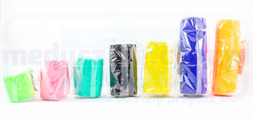 Kohäsionsband 10cm*4.5m 1St. gelbes Gummiband, selbstklebend