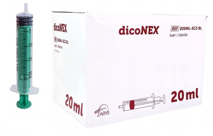 Sterile Spritze j.u. 20ml 3-teilig Luer 50St.