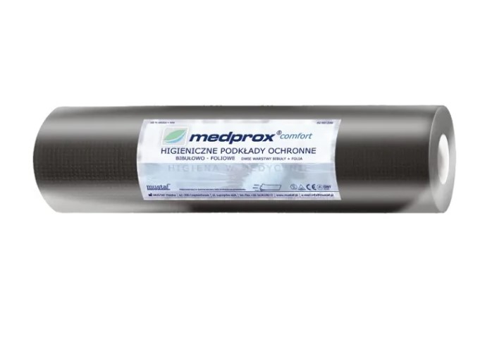 Medprox schützende Unterlage 59/50 lang 80Stk schwarz 1Stk